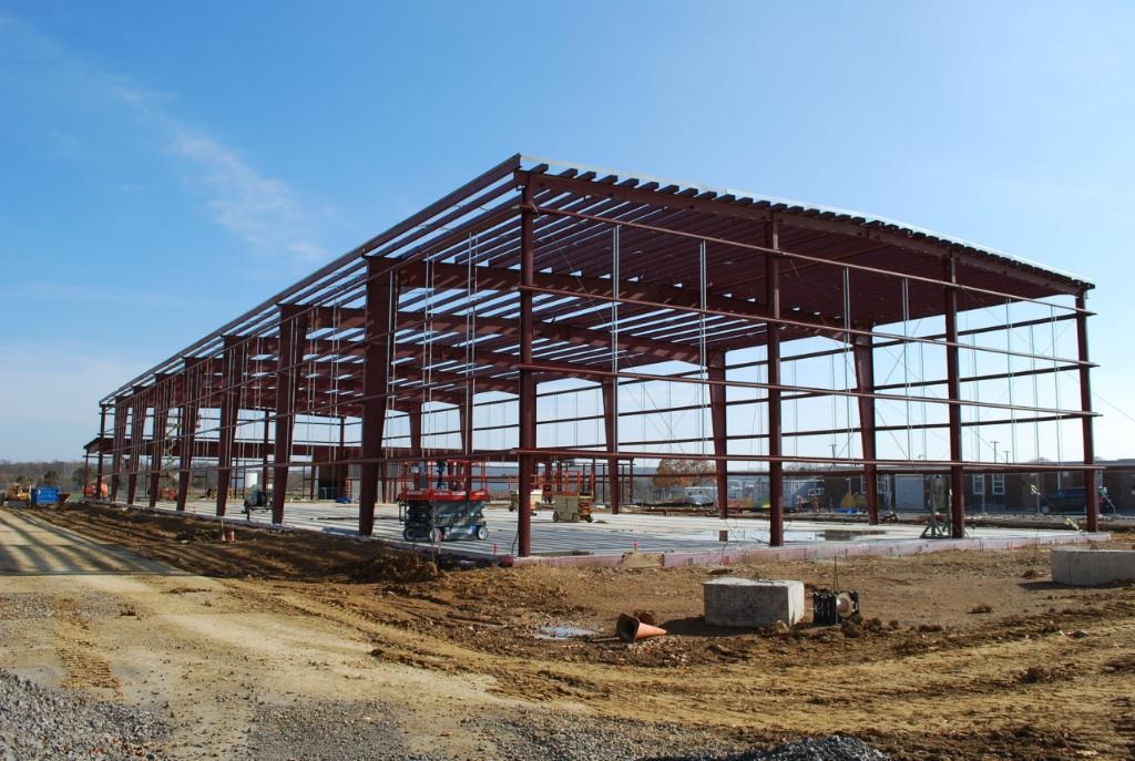Metal barn construction